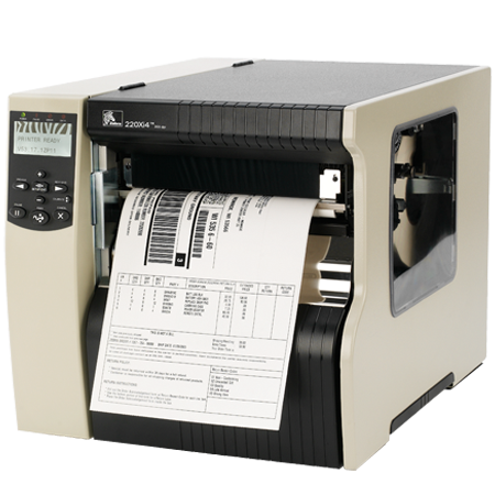 Impresora ZEBRA, 220xi4, 203 dpi, 8.5" ancho.. Rebobinador con Peel.